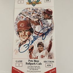Pete Rose original signature