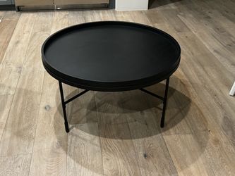 Magnolia Hearth & Hand - Wood & Metal 36" Table - Black Originally $299