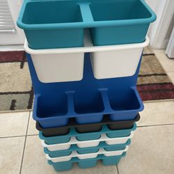 Art Caddy Lot of 9 of Them Stackable 