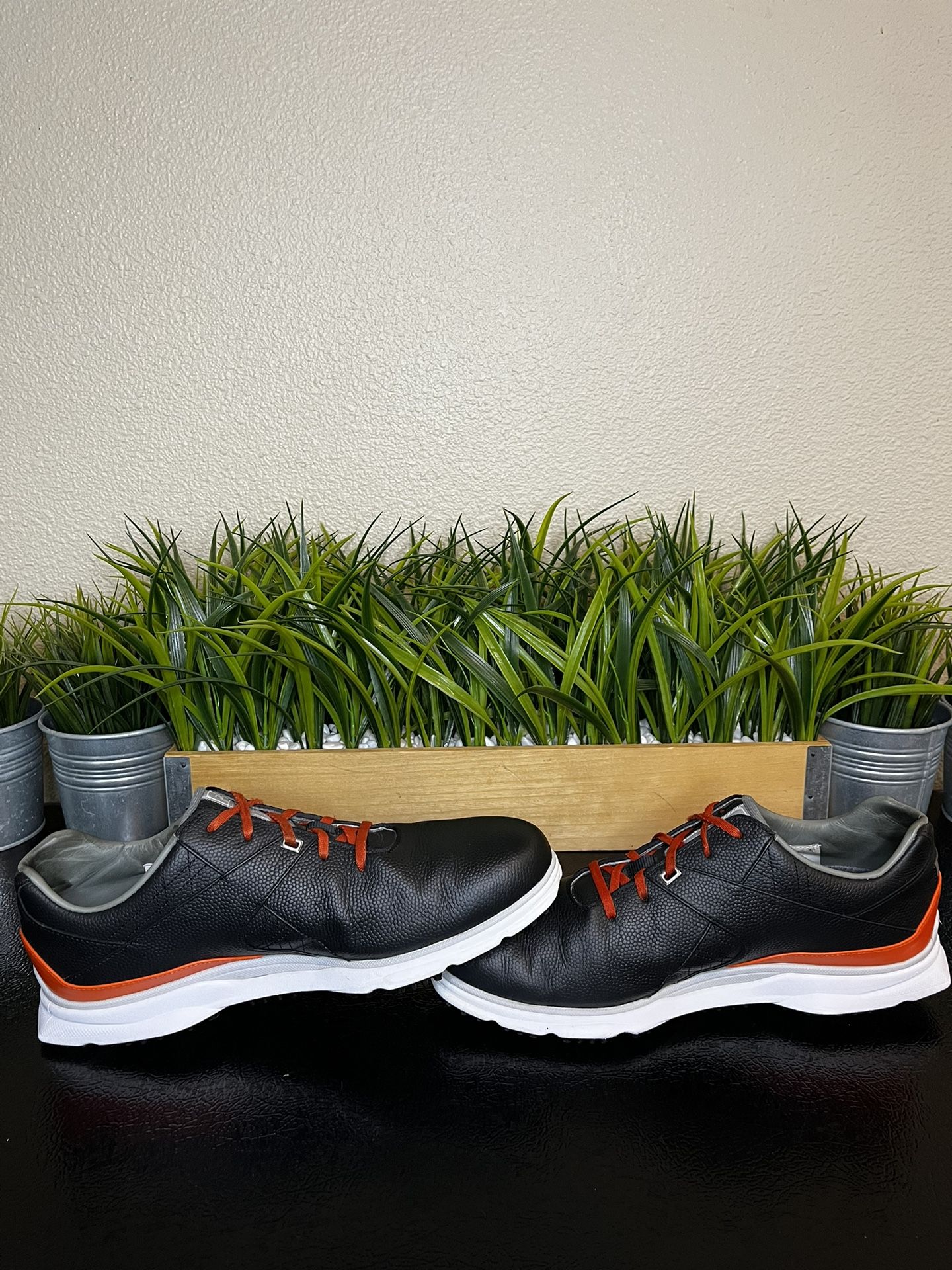 FootJoy Golf Cleats Black Orange