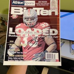 Signed OSU Retro Poster 