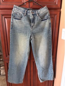 Mens baggy wide leg jeans 29X30
