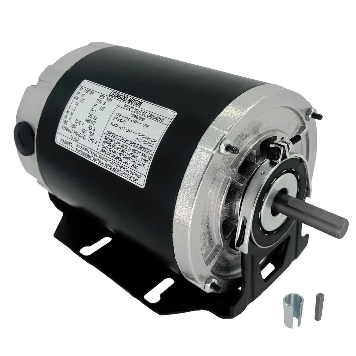 GF2054 Blower Motor 1/2 HP 115 Volt 60Hz 1725RPM 48 Frame Compatible #1012MUP1