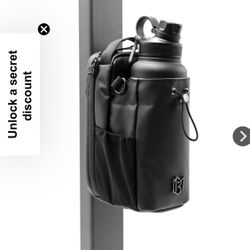 Magnetic Gym Bag Black 46 Oz