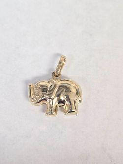14kt Gold Elephant Charm