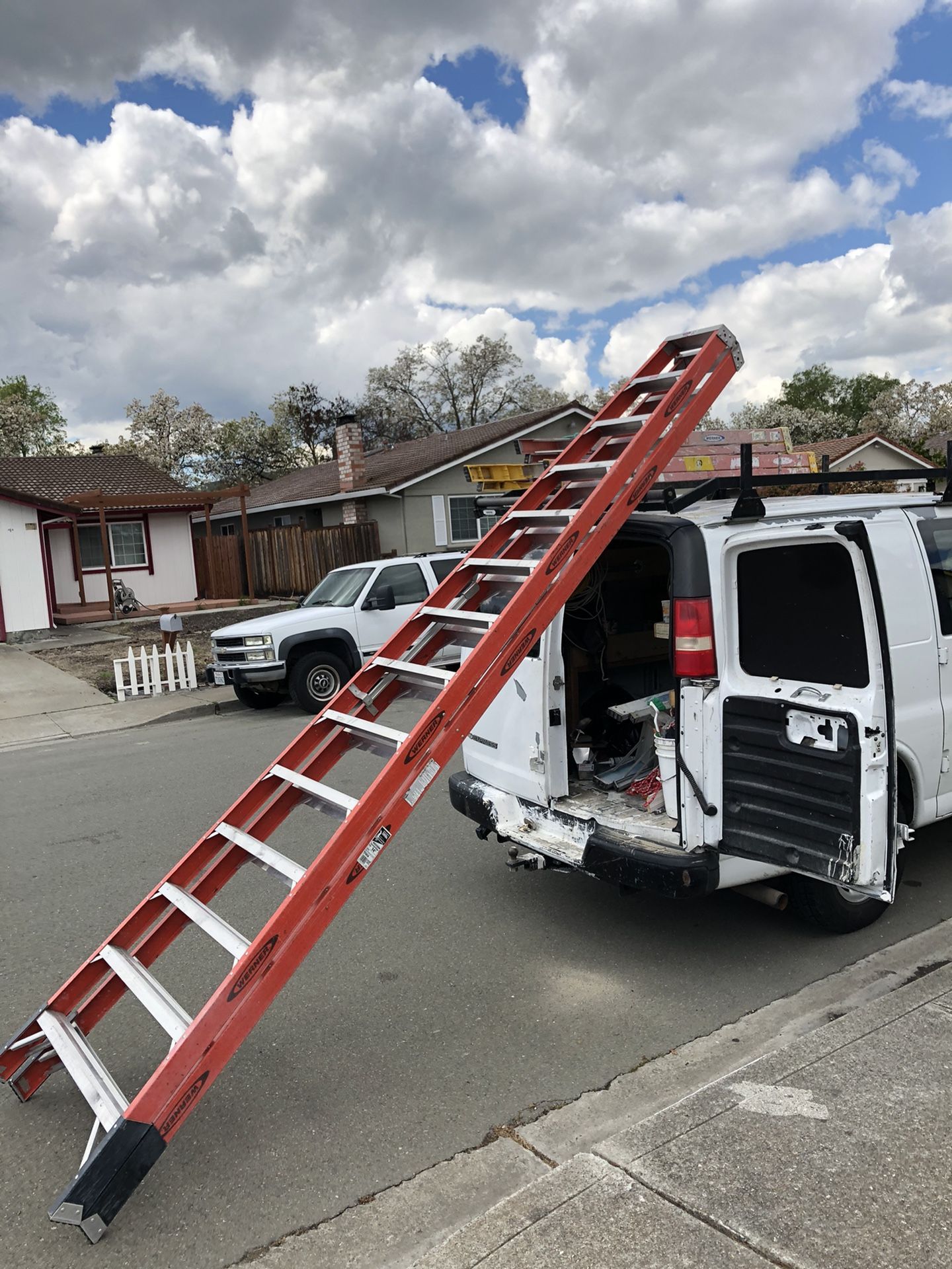 Ladder size 14ft Werner extra heavy duty professional Use