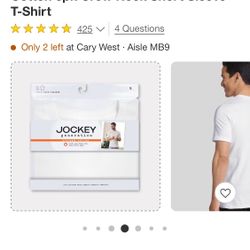 Jockey Generation™ Men's Stay New Cotton 3pk Crew Neck Short Sleeve T-Shirt