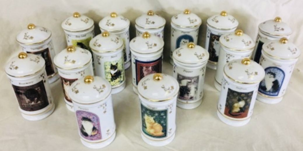 LENOX CATS OF DISTINCTION SPICE JAR