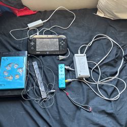 Wii U Console With Controller And Nintendo Land
