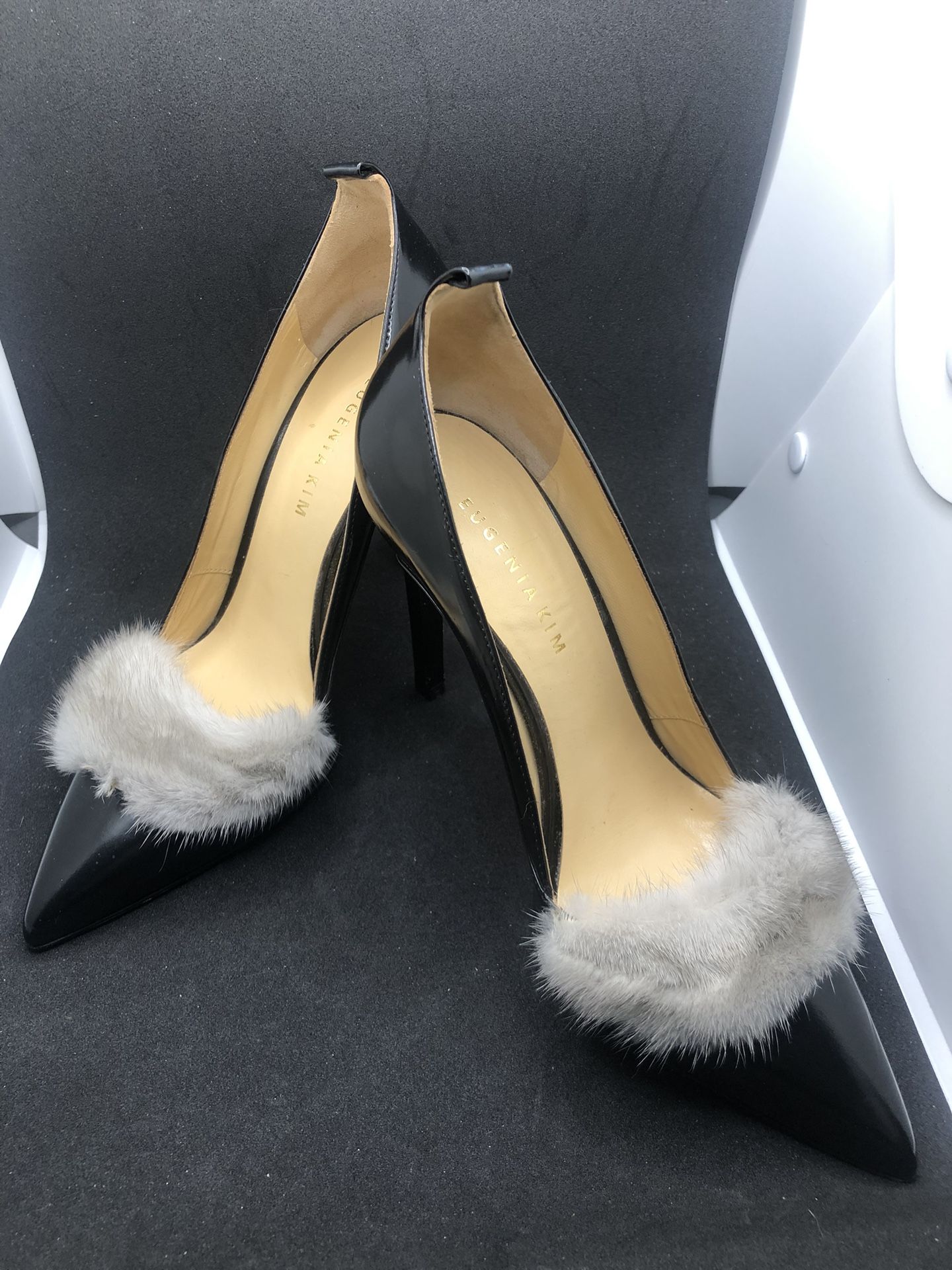 Eugenia Kim Black Leather Heels