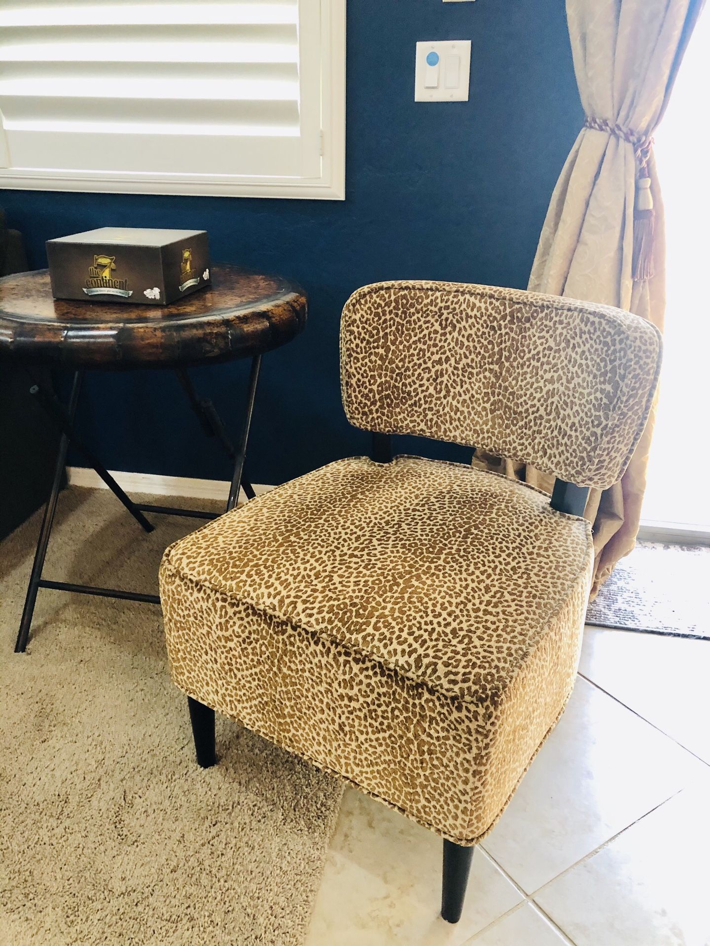 Pier 1 Imports Cheetah Pattern Chair $35 only
