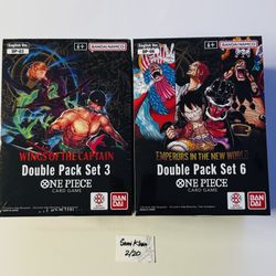 One Piece Double Pack displays (sealed) 