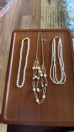 Pearl necklaces