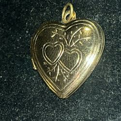 Gold Plated Heart Locket 