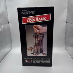 Vintage MAGNIF Money Wrapper Motorized Coin Bank Sorter