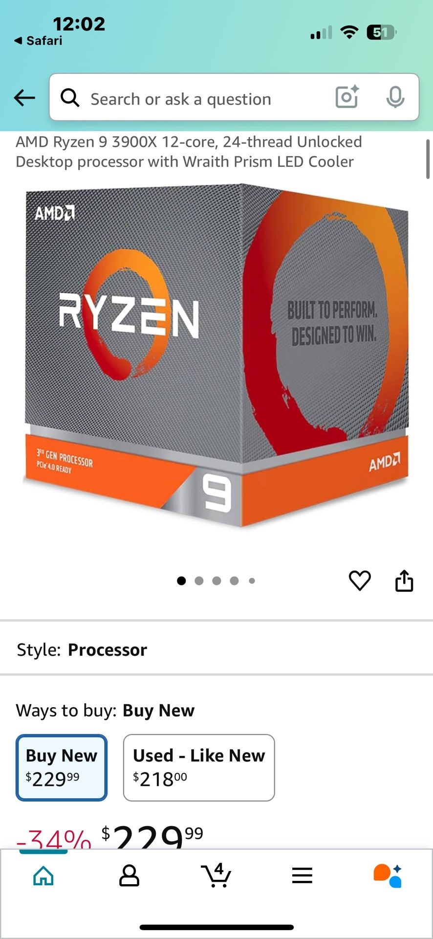 ryzen 9 3900x cpu