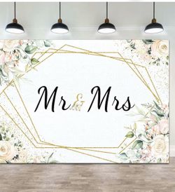 NEW Backdrop mr&mrs