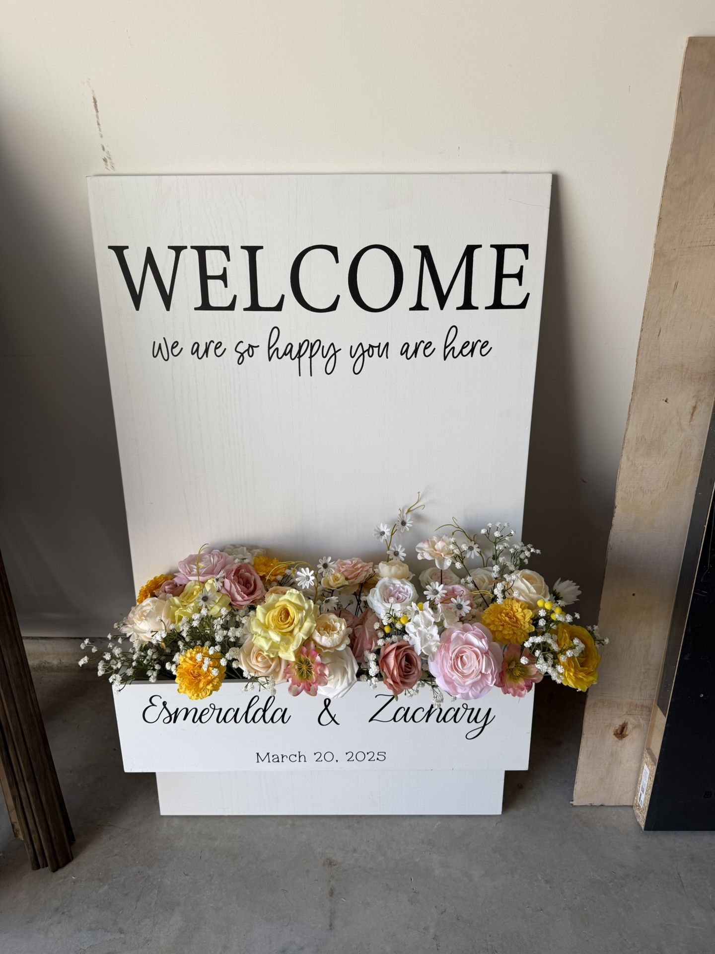 Wedding Welcome Sign