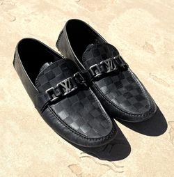 Louis Vuitton Hockenheim Moccasin Shoes Leather Men Size 7.5