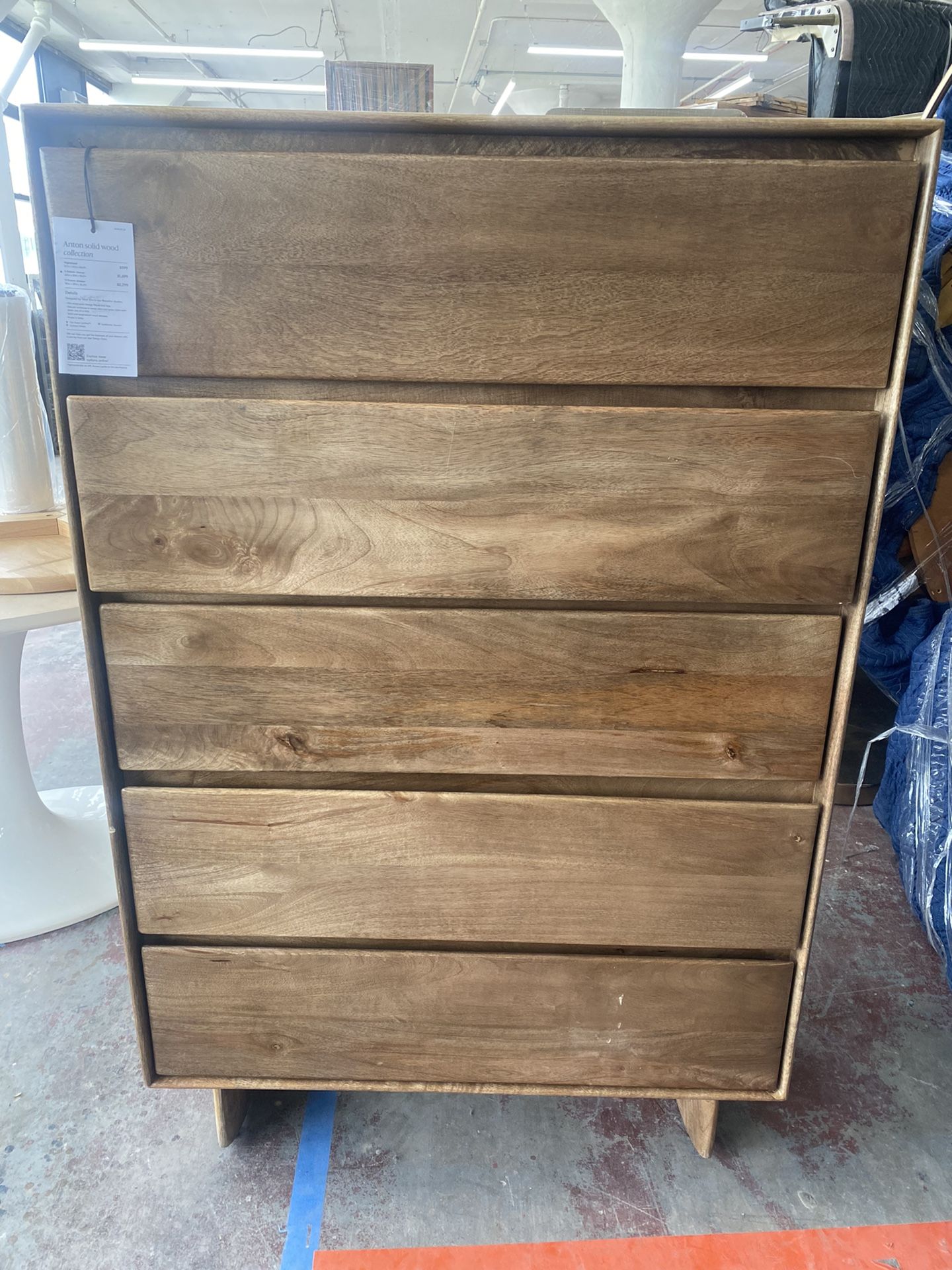 West Elm Anton 5 Drawer Dresser (W: 36in, H: 55.6in, D: 18in