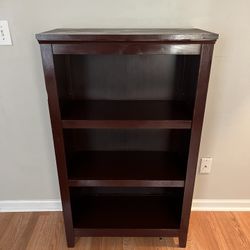 Nice Brown Wooden Bookshelf. 
