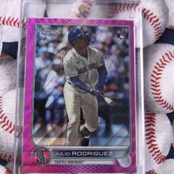 Julio Rodríguez Pink Topps Card