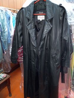 Pelle Studio Leather Trench Coat  