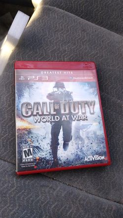 Call of Duty World at war Ps3