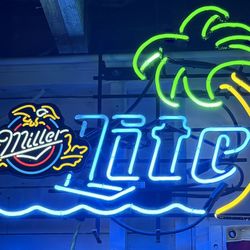 Miller Light Neon Sign
