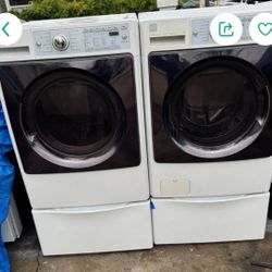 Heavy duty, Kenmore, washer, and dryer