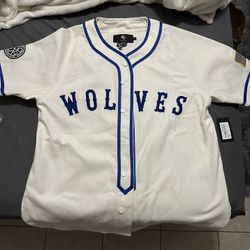 Wolves Darc Sport Baseball Jersey  - Large 