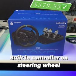 PlayStation G923 Racing Steering Wheel **BRAND NEW**