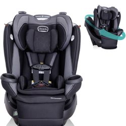 **NEW**Evenflo Revolve360 Extend All-in-One Rotational Car Seat with Quick Clean Cover