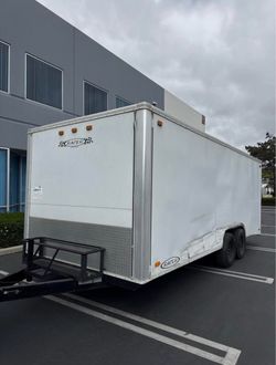 20’ Carson enclosed racer trailer plus 4 tounge