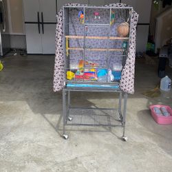 Bird Cage W/ Stand