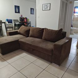 Brown sectional Sofa