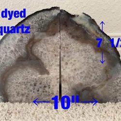 Dyed  quartz  (10" x 7  1/2")  -  $40