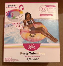 Justice Party Tube Float With Music LED Lightshow