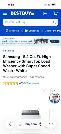 Samsung washing machine
