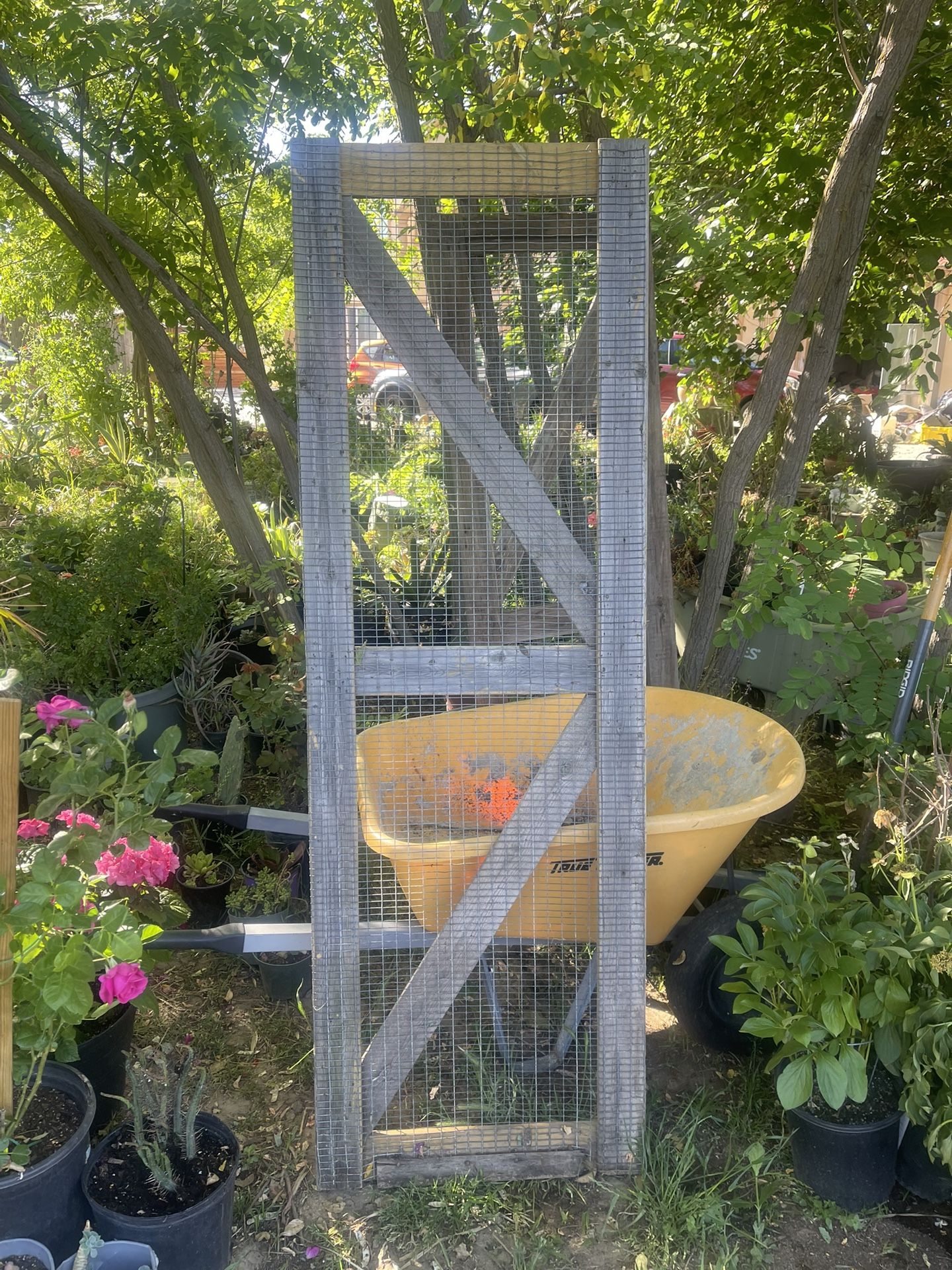 Screen Door For Storage For Farm