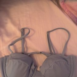 Wild Fable Light Blue Bikini Bottoms w/ Shade and Shore 34C Top
