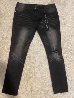 Purple jeans