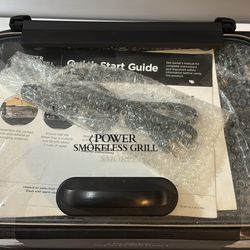 Power smokeless grill