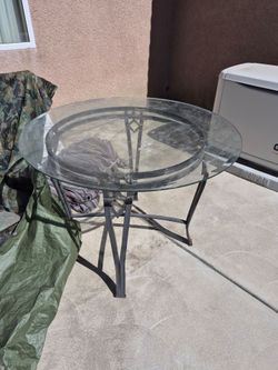 Glass table