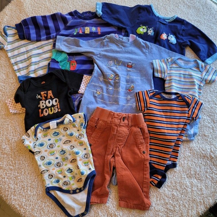 Baby Boy Clothes Lot #9 (3-6 Months)