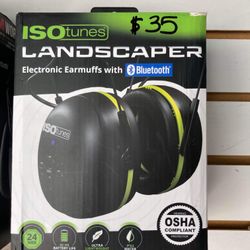 Landscaper Electronic Earmuffs With Bluetooth