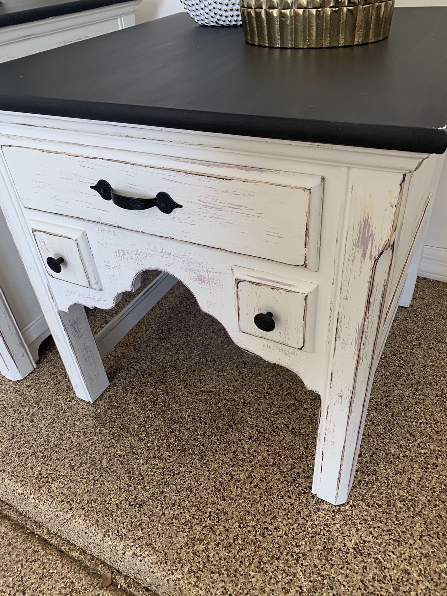 Farmhouse style nightstands/end tables