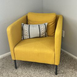 Yellow armchair