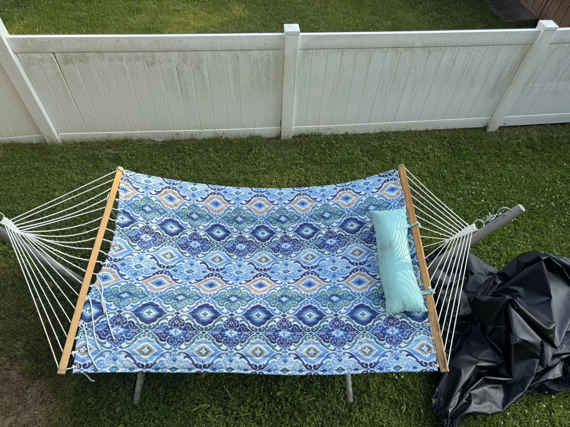 Hammock Stand, 1 Blue, 1 Orange And Cover $110
