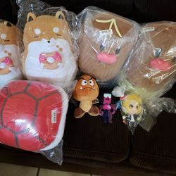 Large & Small plushies